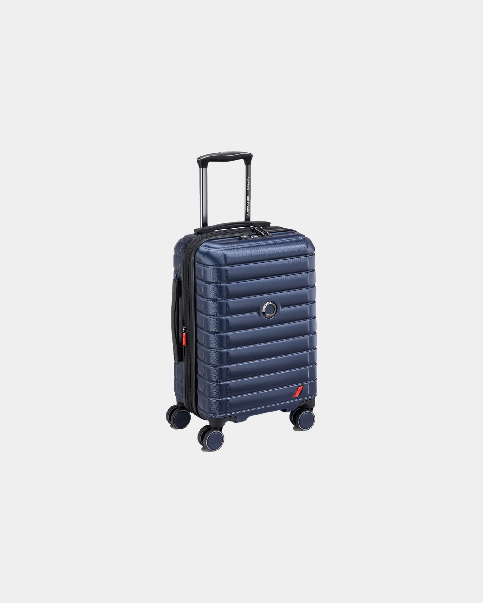 Promotional polycarbonate luggage 55 cm travel bag - Deep Navy